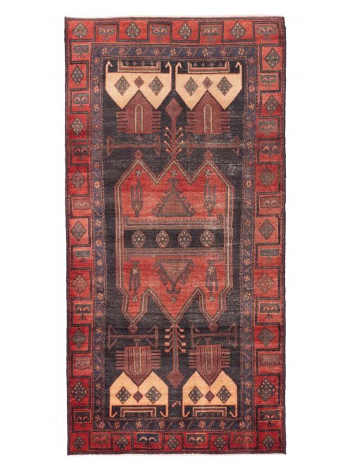 Persian Style Hand-knotted Wool Rug, 135 x 277 cm