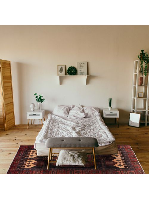 Persian Style Hand-knotted Wool Rug, 135 x 277 cm