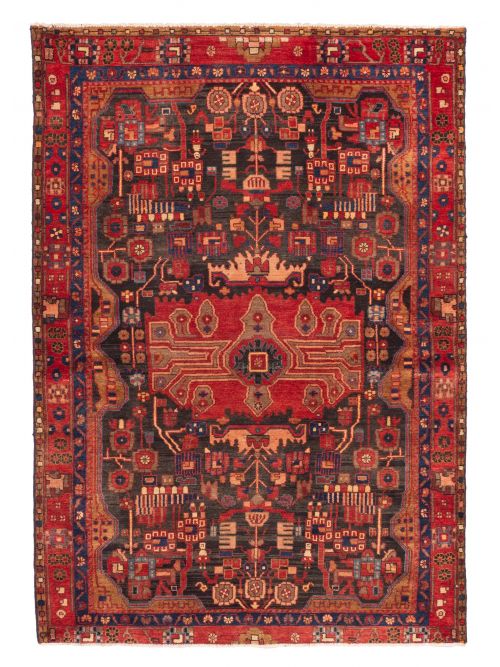Persian Style Hand-knotted Wool Rug, 147 x 213 cm