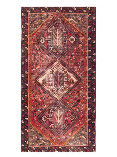 Persian Style 4'10" x 9'5" Hand-knotted Wool Rug 