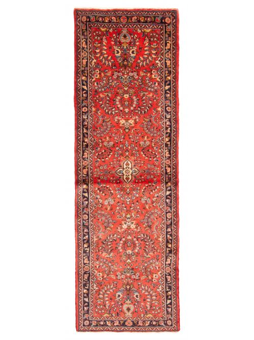 Persian Style 2'7" x 8'10" Hand-knotted Wool Runner Rug 