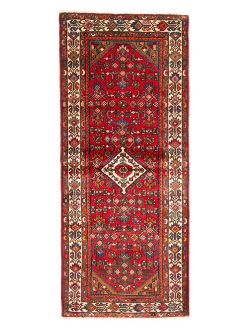 Persian Style 2'11" x 6'10" Hand-knotted Wool Runner Rug 