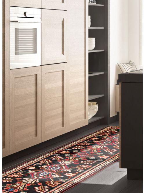 Persian Style 2'8" x 9'1" Hand-knotted Wool Runner Rug 