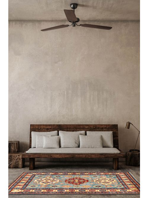 Afghan Finest Ghazni 5'0" x 7'1" Hand-knotted Wool Rug 