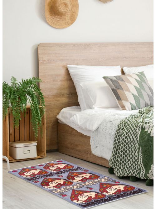 Afghan Teimani Hand-knotted Wool Rug, 89 x 175 cm