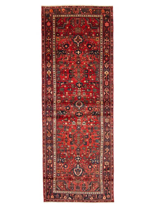 Persian Style 5'11" x 9'4" Hand-knotted Wool Runner Rug 