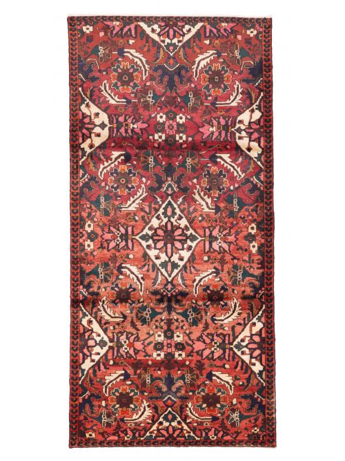 Persian Style 3'11" x 8'6" Hand-knotted Wool Runner Rug 