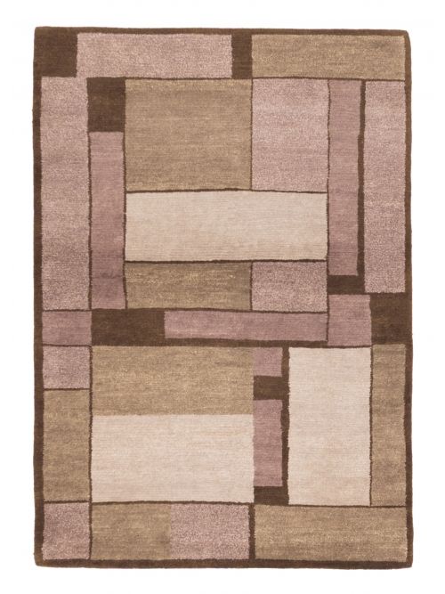 Nepal Opulence 4'0" x 5'9" Hand-knotted Wool Rug 