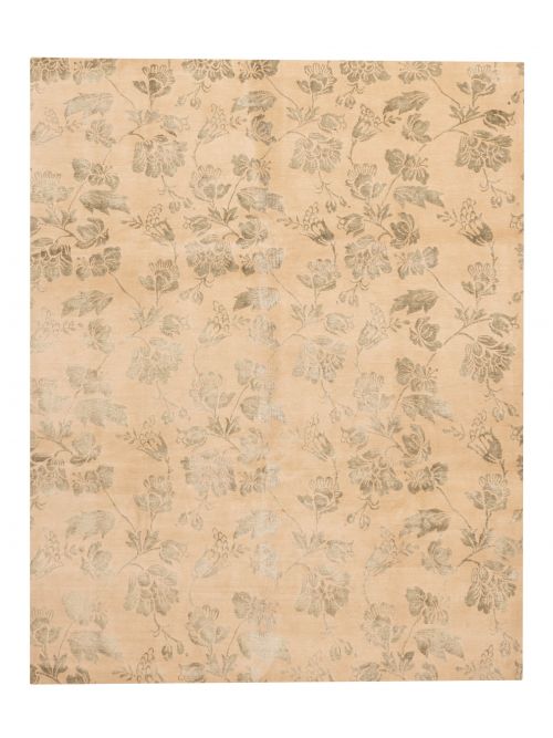 Nepal Opulence 8'0" x 10'0" Hand-knotted Silk& Wool Rug 