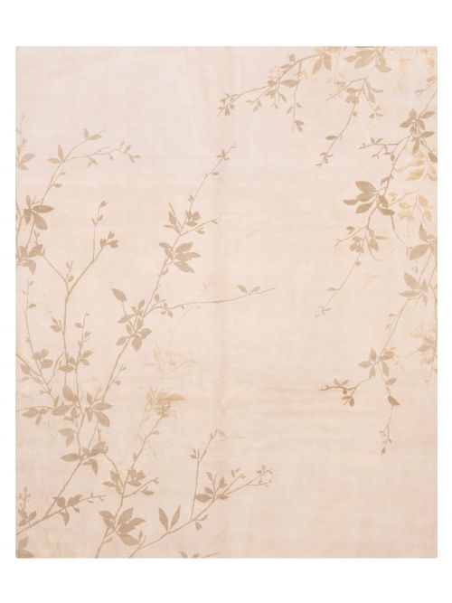 Nepal Opulence Hand-knotted Silk& Wool Rug, 246 x 302 cm