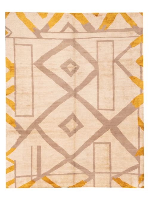 Nepal Opulence Hand-knotted Silk& Wool Rug, 244 x 300 cm
