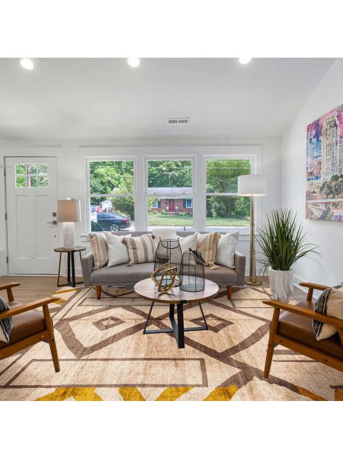 Nepal Opulence Hand-knotted Silk& Wool Rug, 244 x 300 cm