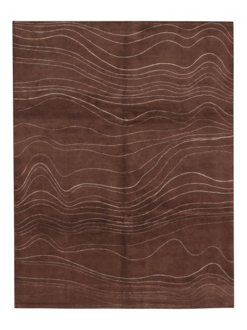 Nepal Opulence Hand-knotted Silk& Wool Rug, 241 x 305 cm