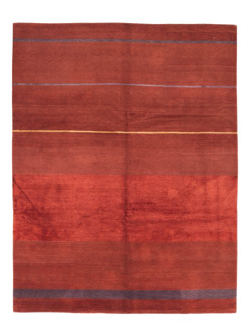 Nepal Opulence 8'0" x 10'0" Hand-knotted Silk& Wool Rug 