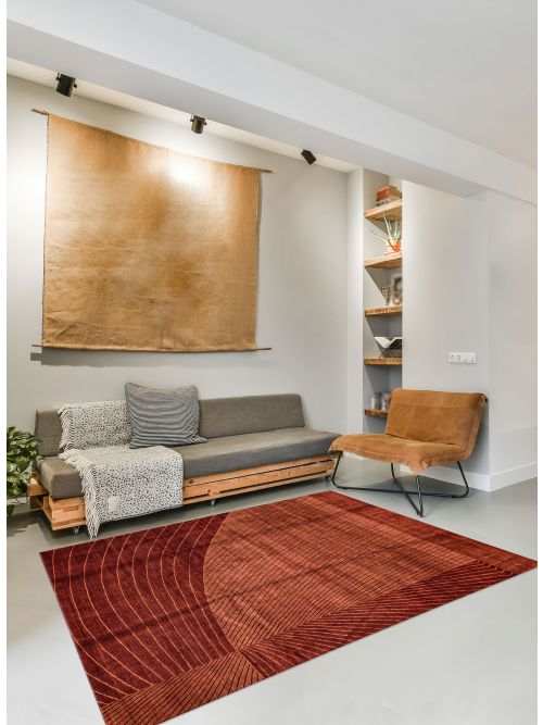 Nepal Opulence Hand-knotted Silk& Wool Rug, 244 x 302 cm