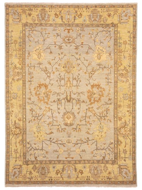 Pakistani Peshawar Oushak 8'0" x 10'9" Hand-knotted Wool Rug 