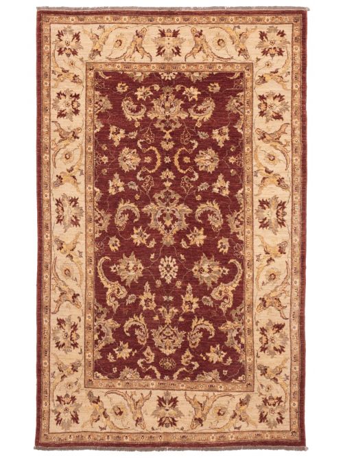 Pakistani Peshawar Oushak 5'8" x 9'6" Hand-knotted Wool Rug 