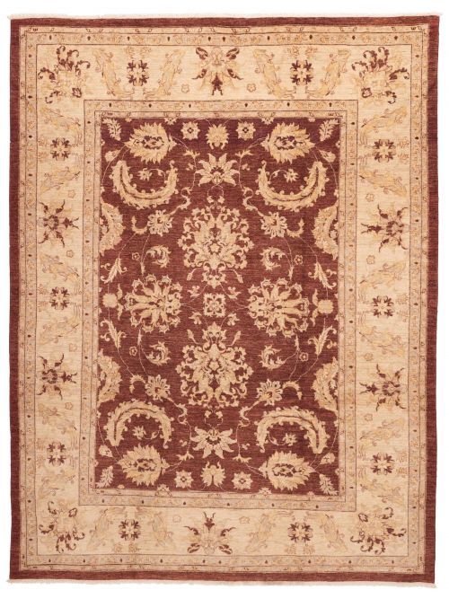 Pakistani Peshawar Oushak 9'0" x 11'11" Hand-knotted Wool Rug 