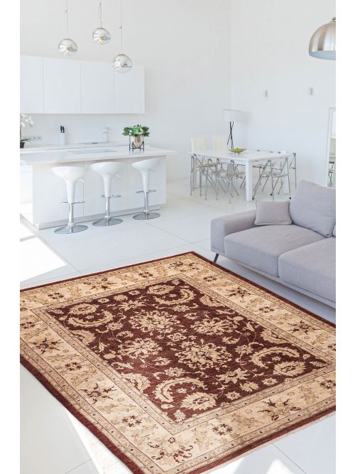 Pakistani Peshawar Oushak 9'0" x 11'11" Hand-knotted Wool Rug 