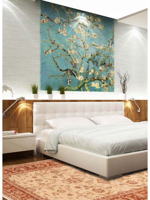 Pakistani Peshawar Oushak 8'7" x 11'3" Hand-knotted Wool Rug 