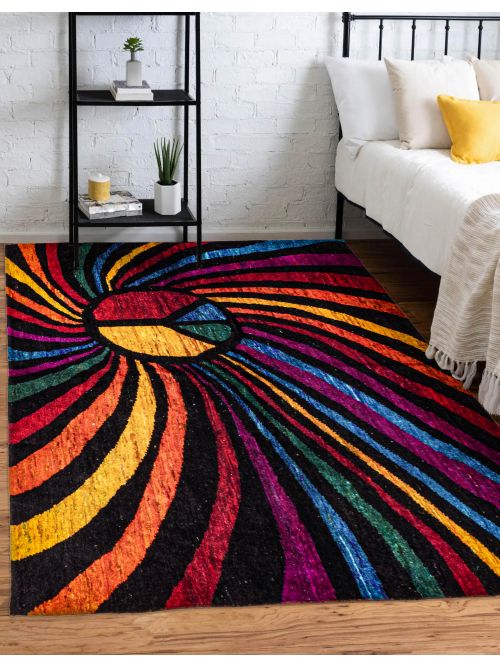 Nepal Opulence Hand-knotted Silk Rug, 155 x 213 cm