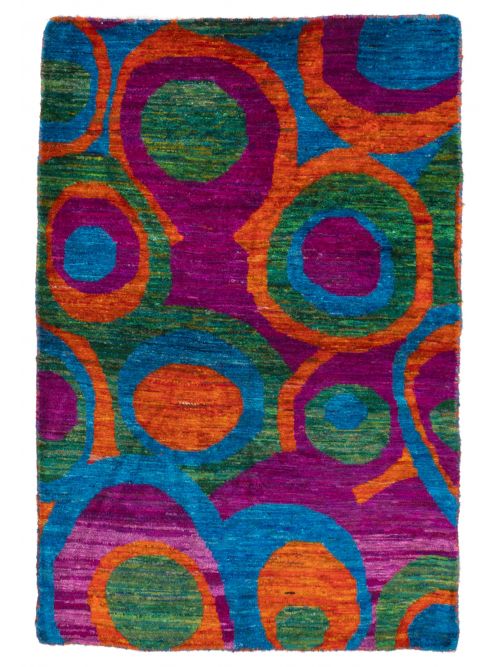 Nepal Opulence Hand-knotted Silk Rug, 119 x 183 cm