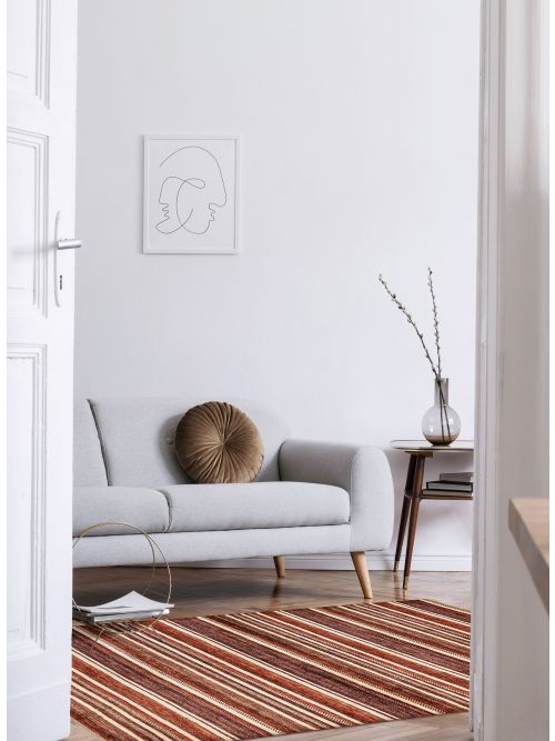 Pakistani Peshawar Ziegler Hand-knotted Wool Rug, 170 x 244 cm