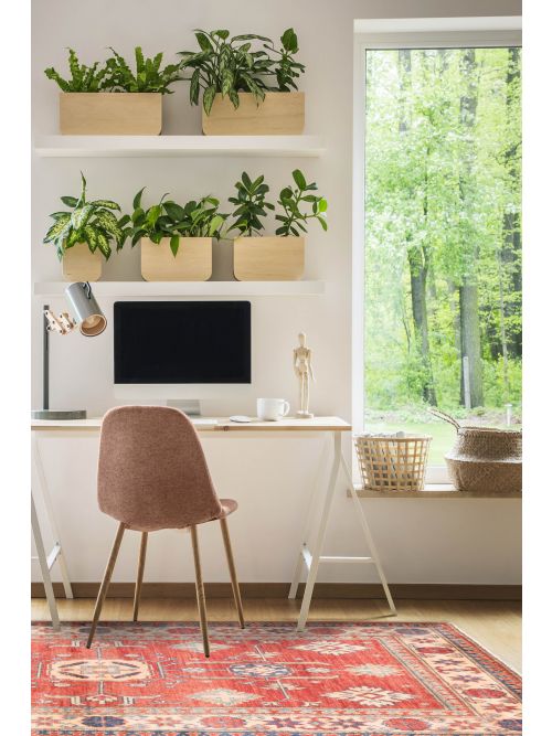 Afghan Finest Ghazni 4'3" x 6'7" Hand-knotted Wool Rug 