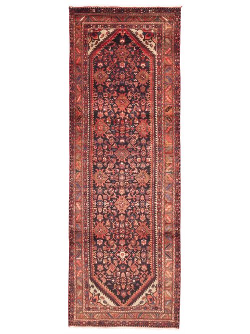Persian Style Hand-knotted Wool Runner Rug, 109 x 318 cm