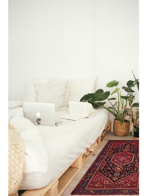 Persian Style Hand-knotted Wool Rug, 137 x 264 cm