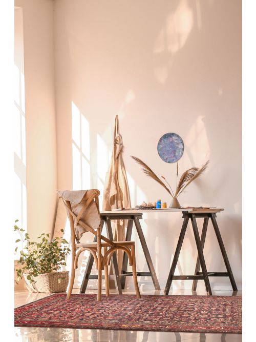 Persian Style Hand-knotted Wool Rug, 109 x 201 cm