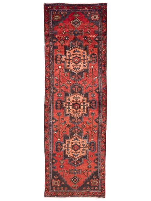 Persian Style Hand-knotted Wool Runner Rug, 97 x 325 cm
