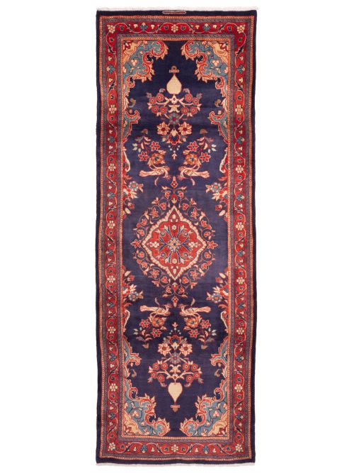 Persian Style Hand-knotted Wool Runner Rug, 109 x 315 cm