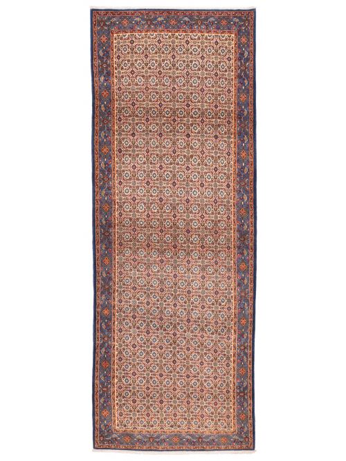 Persian Style Hand-knotted Wool Runner Rug, 104 x 310 cm