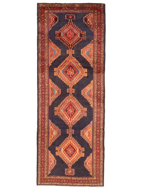 Persian Style Hand-knotted Wool Runner Rug, 122 x 315 cm