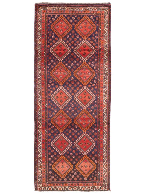 Persian Style Hand-knotted Wool Runner Rug, 135 x 325 cm