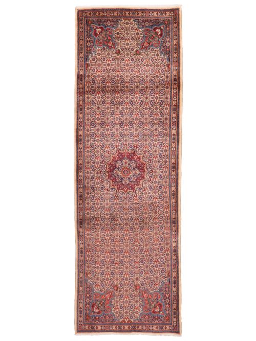 Persian Style Hand-knotted Wool Runner Rug, 104 x 318 cm