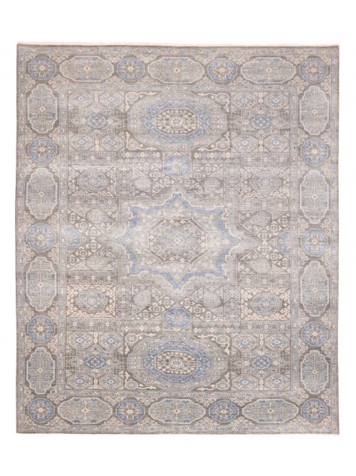 Tapis mamluk 8'3" x 9'9" en laine