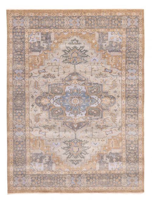 Indian Jules Sultane Hand-knotted Wool Rug, 277 x 363 cm