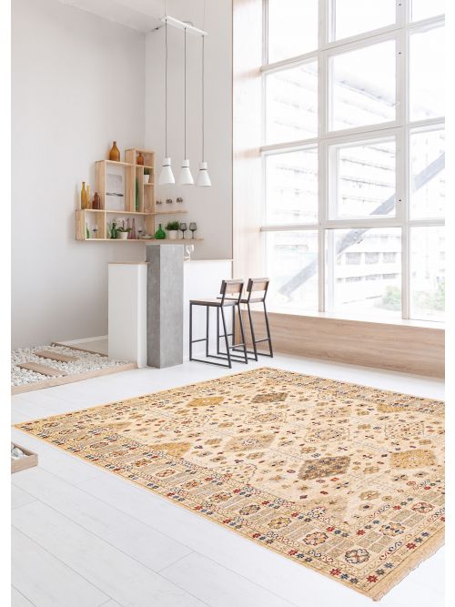 Indian Jules Sultane Hand-knotted Wool Rug, 246 x 302 cm