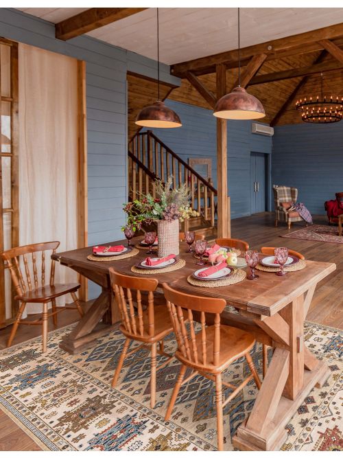 Indian Jules Sultane Hand-knotted Wool Rug, 277 x 371 cm