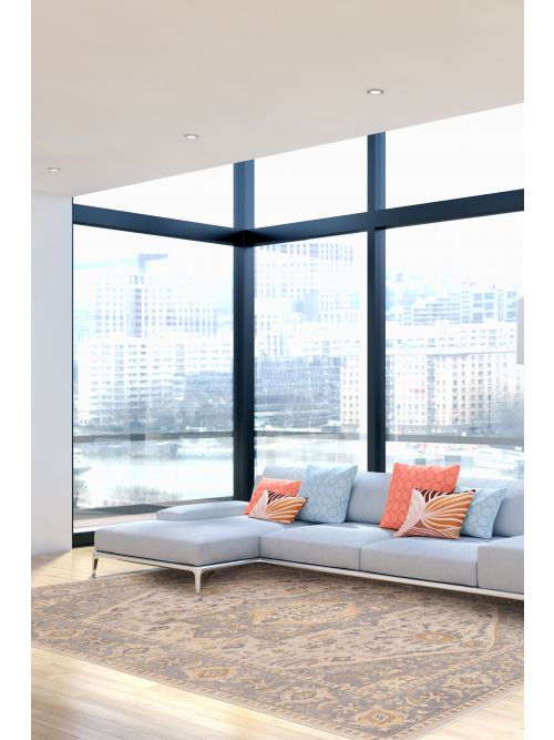 Indian Jules Sultane Hand-knotted Wool Rug, 241 x 300 cm