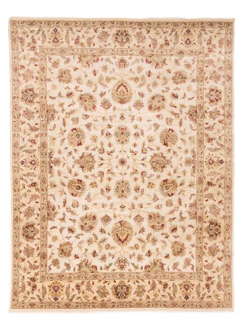 Indian Jamshidpour Hand-knotted Silk & Wool Rug, 241 x 305 cm