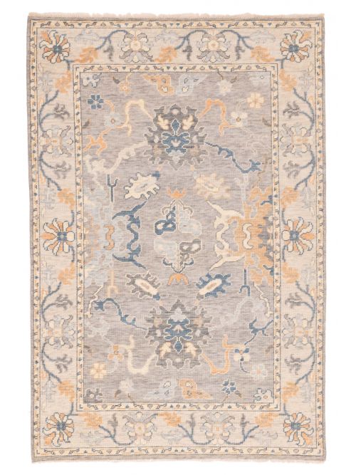 Tapis oushak moderne 6'1" x 9'0" en laine