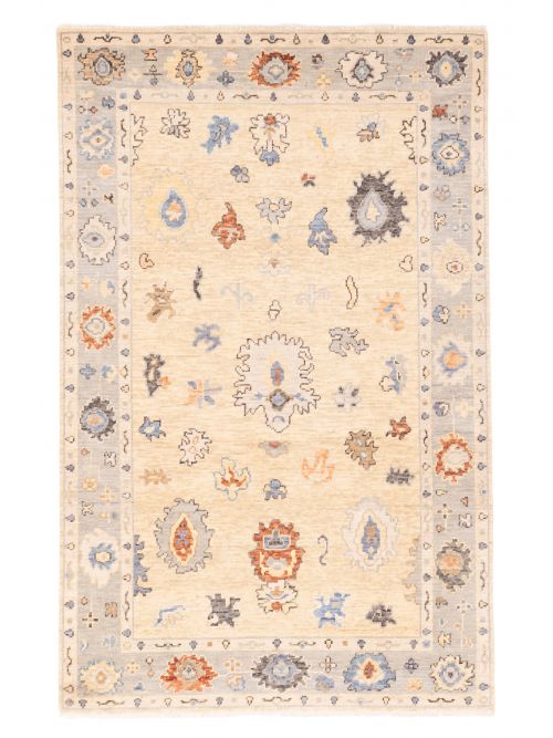 Tapis oushak moderne 5'0" x 7'11" en laine