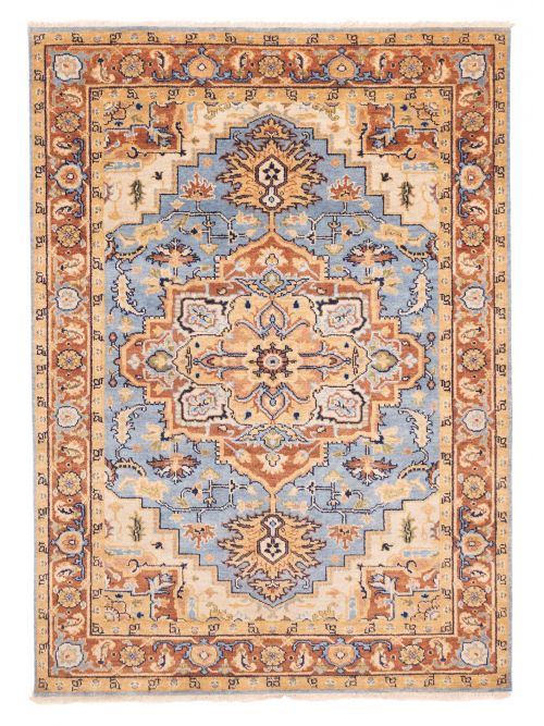 Indian Jules Sultane Hand-knotted Wool Rug, 155 x 213 cm