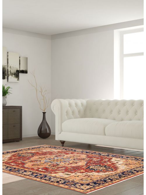 Indian Jules Sultane Hand-knotted Wool Rug, 152 x 213 cm