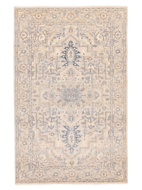 Indian Jules Sultane Hand-knotted Wool Rug, 157 x 244 cm