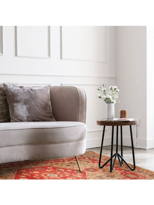 Indian Jules Serapi 4'2" x 5'11" Hand-knotted Wool Rug 