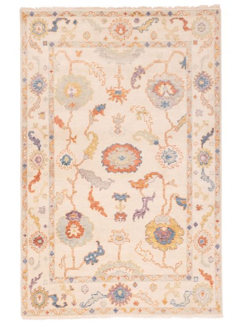 Tapis oushak moderne 6'0" x 8'11" en laine